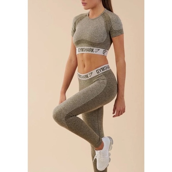 Gymshark Flex Khaki Set Both Nwt | Poshmark